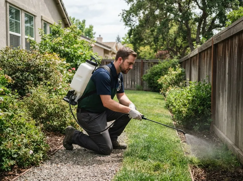 Flea and Tick Yard Perimeter Containment in Elk Grove, CA