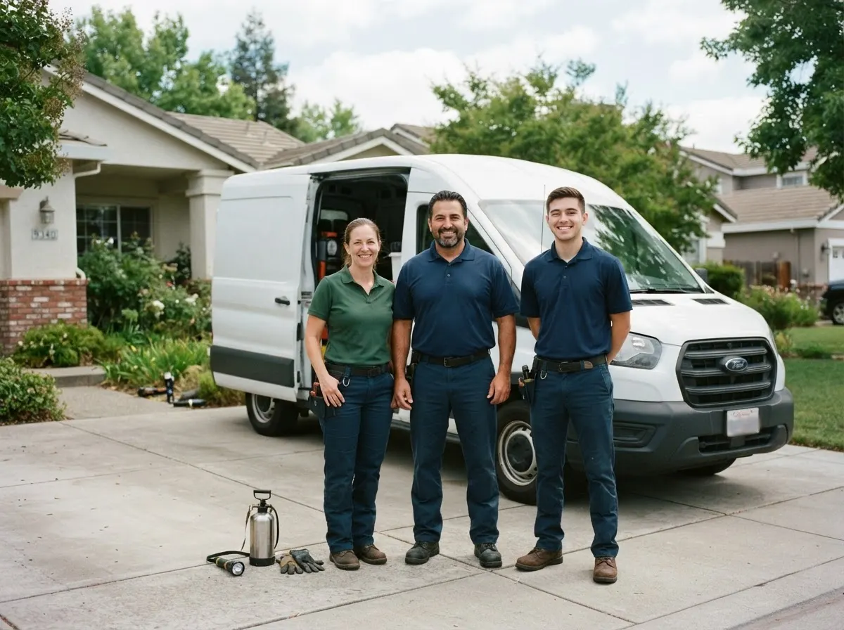 QuickShield Exterminators pest control services team in Elk Grove, CA